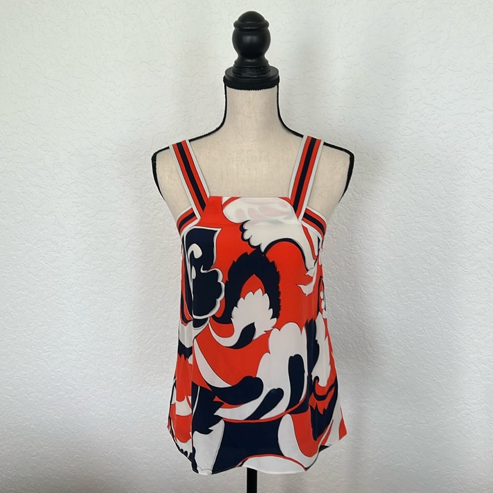 Trina Turk Sleeveless Blouse Tank Top Size Small